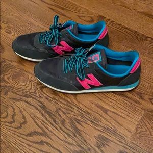 Black leopard New Balance 401s